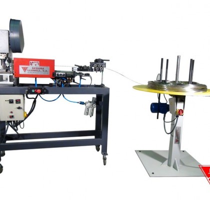 Linea automatica con Alimentador, Enderezador y Corte