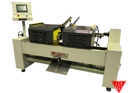 Biseladora Chaflanadora Automatica de Doble Cabezal para Tubo y Barra BSAD